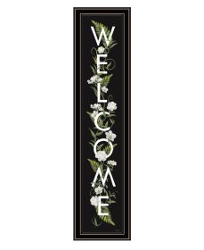 "Welcome Sign I" by House Fenway, Ready to Hang Framed Print, Black Frame