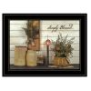 Trendy Decor 4U "Simply Blessed" Framed Wall Art, Modern Home Decor Framed Print for Living Room, Bedroom & Farmhouse Wall Decoration by Susan Boyer