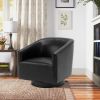 Garland Black Wood Base Swivel Chair