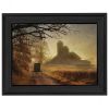 "Sunday Morning" By Lori Deiter, Printed Wall Art, Ready To Hang Framed Poster, Black Frame