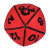 DUNGEONS & DRAG - RED D20 DICE