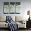 Gold Foil Abstract 3-piece Canvas Wall Art Set