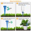 24Pcs Plant Watering Spikes Self Watering Devices Automatic Plant Waterer with Slow Release Control Valve For Outdoor Indoor Plant