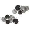 Multi-colored Lily Pad Leaves 2-piece Metal Wall Decor Set