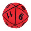 DUNGEONS & DRAG - RED D20 DICE