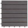 Decking Tiles 20 pcs Gray Wash 11.8"x11.8" Solid Acacia Wood