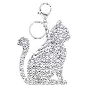 Animal diamond painting  keychain (Option: Cat)